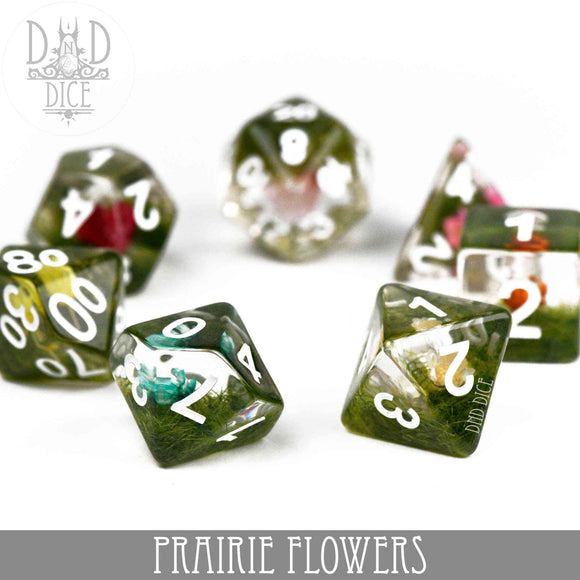 Prairie Flowers Dice Set - Bards & Cards