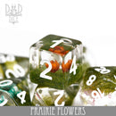 Prairie Flowers Dice Set - Bards & Cards