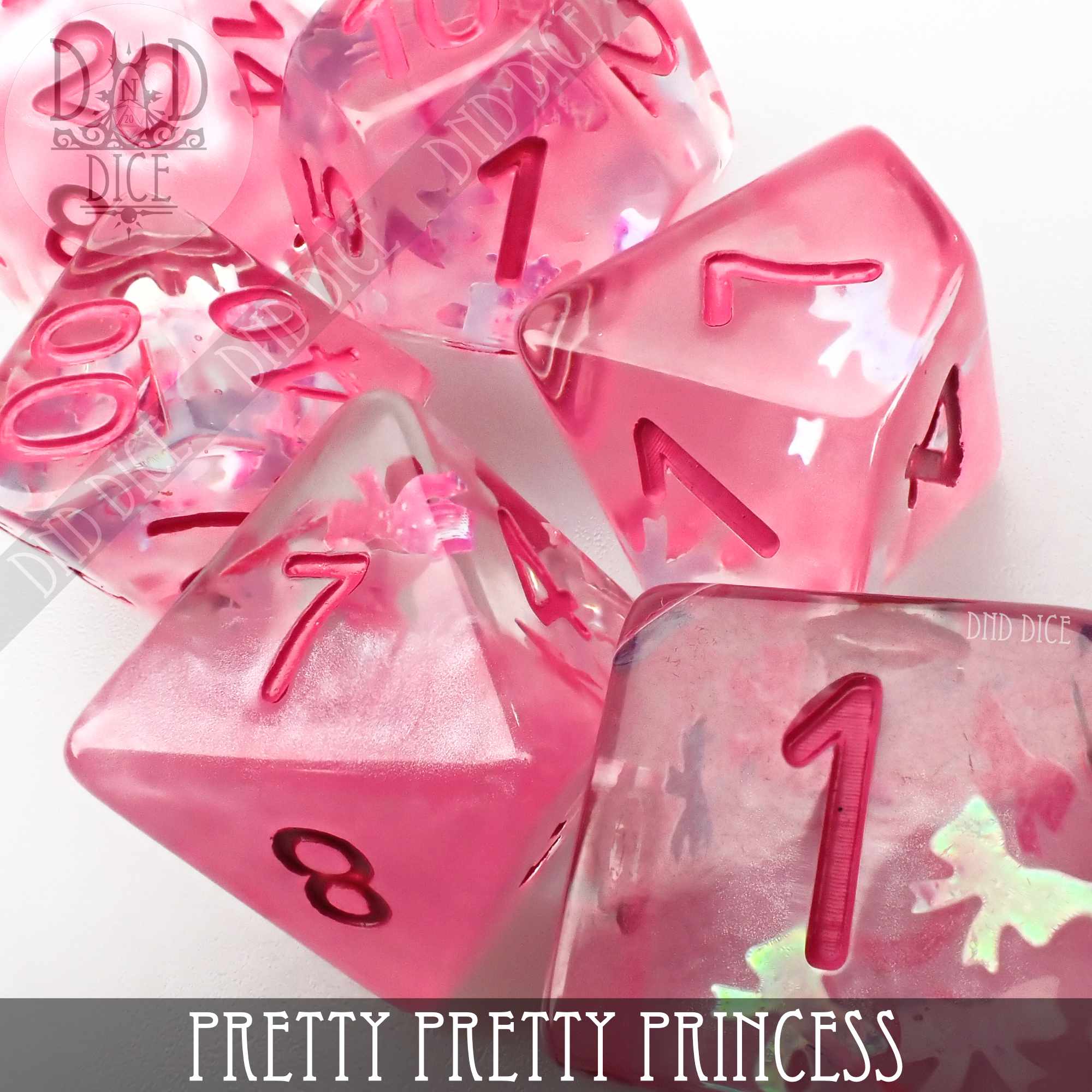 Pretty Pretty Princess Dice Set - Bards & Cards