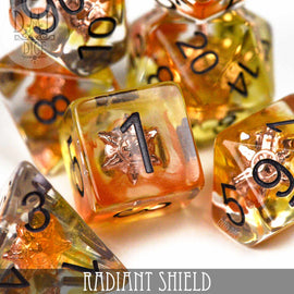 Radiant Shield Dice Set - Bards & Cards