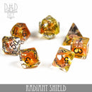 Radiant Shield Dice Set - Bards & Cards