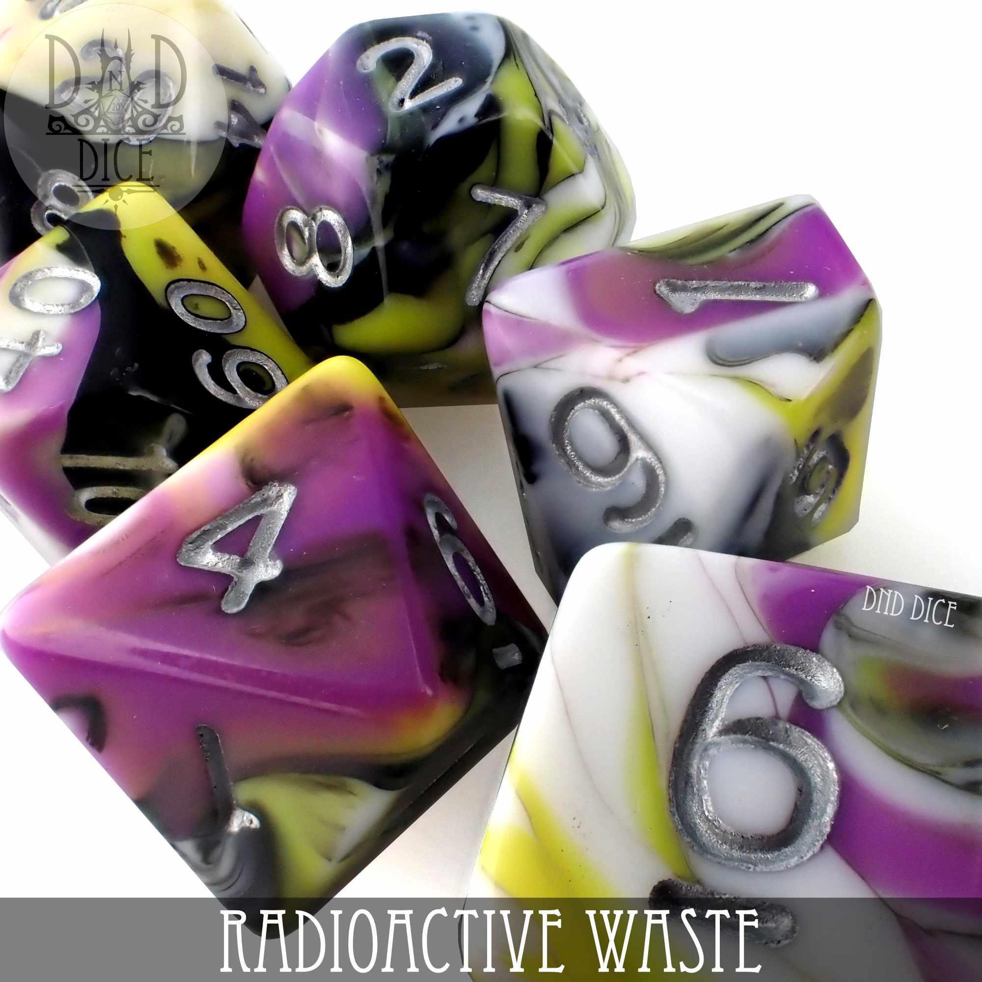 Radioactive Waste Dice Set - Bards & Cards