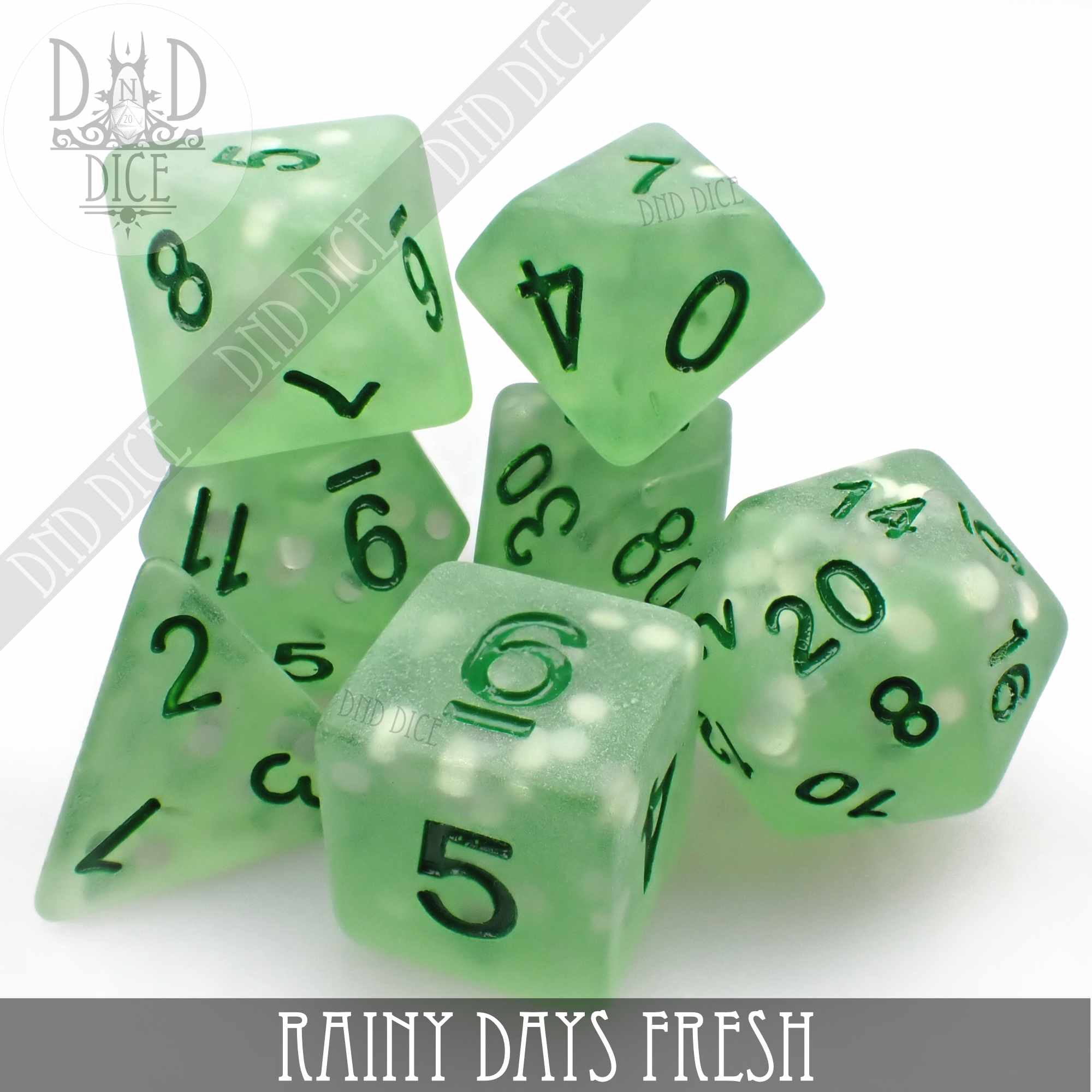 Rainy Days Fresh Dice Set - Bards & Cards