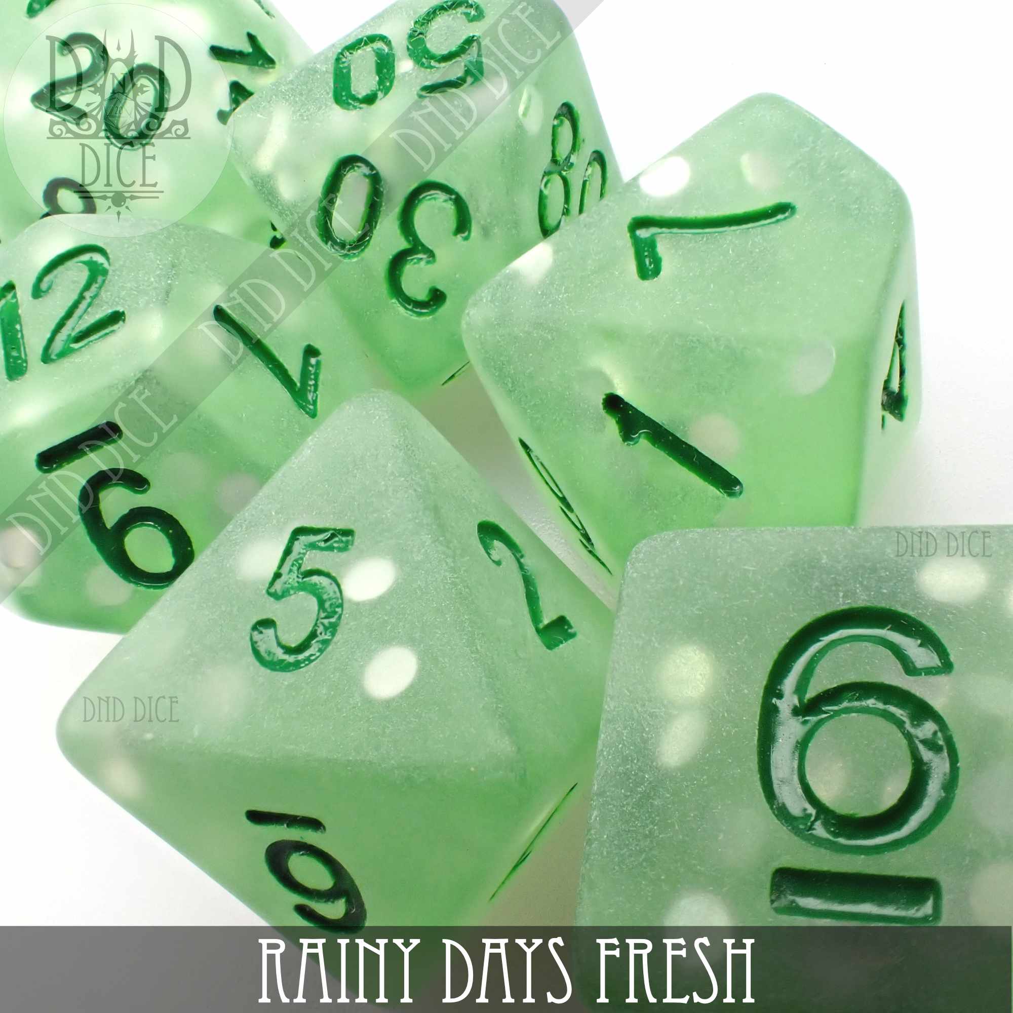 Rainy Days Fresh Dice Set - Bards & Cards