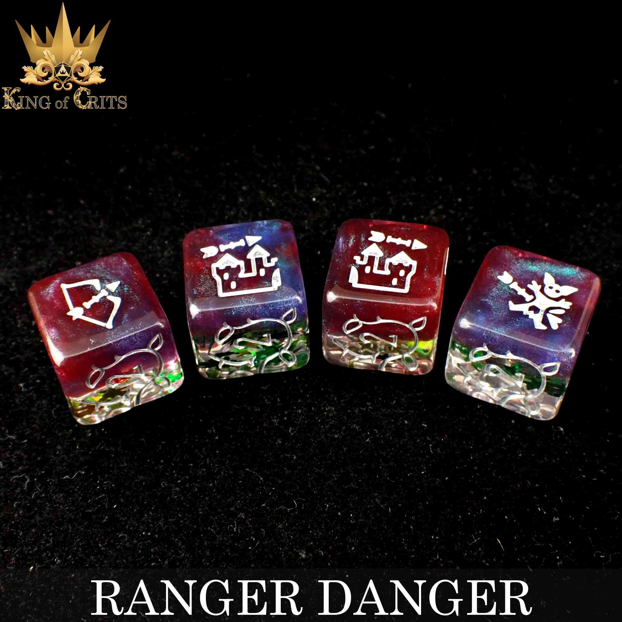 Ranger Danger 11 Dice Set - Bards & Cards