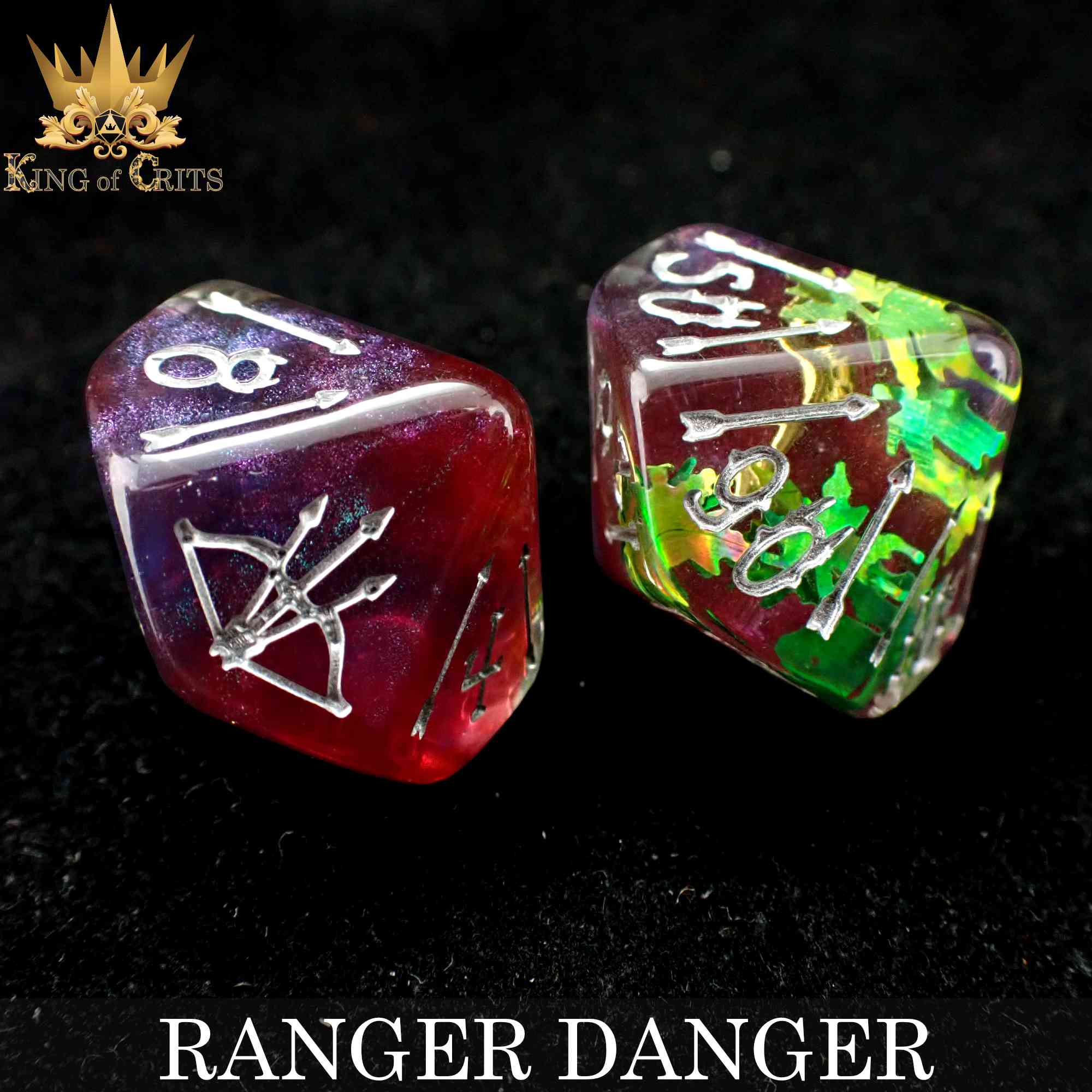 Ranger Danger 11 Dice Set - Bards & Cards