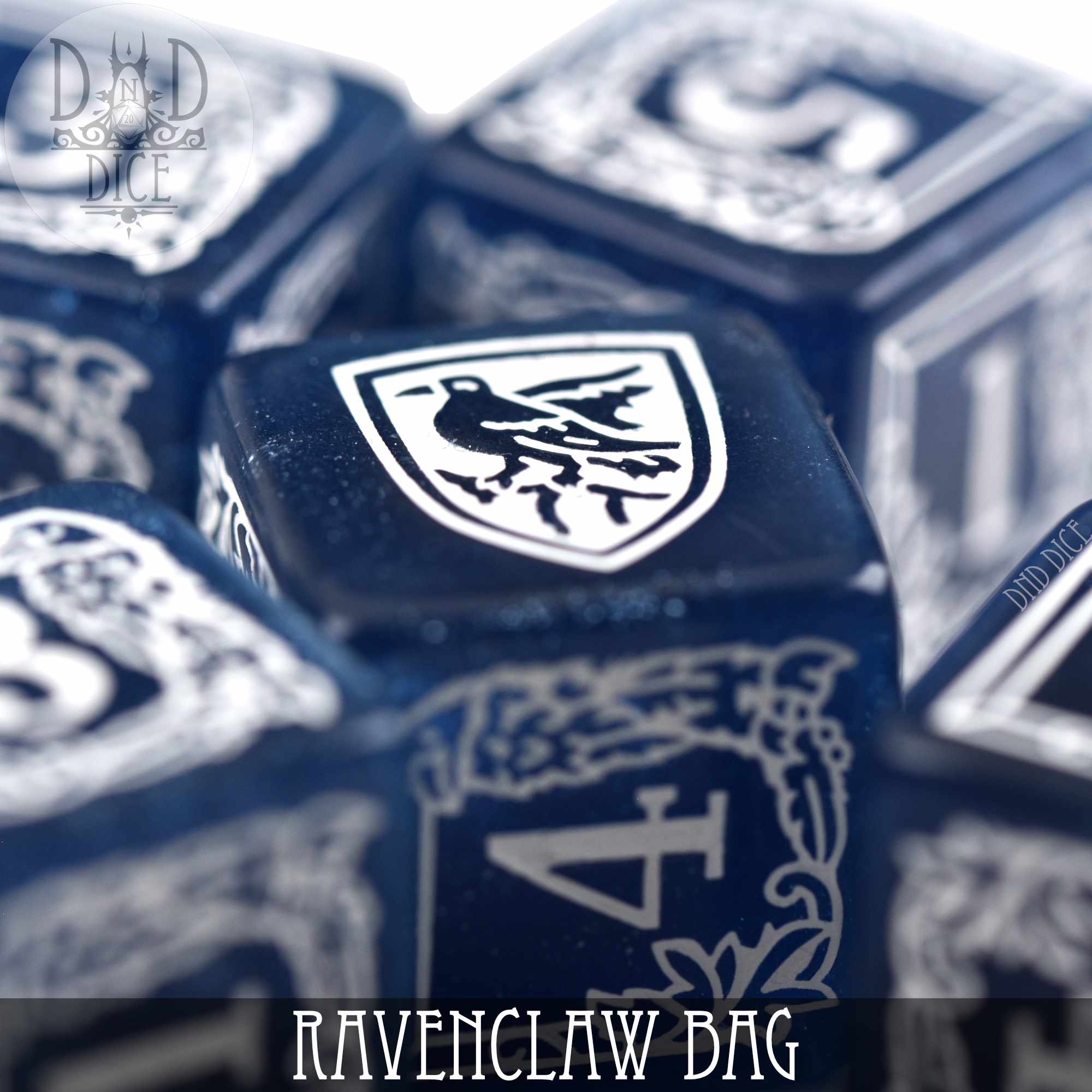 Harry Potter - Ravenclaw Dice Bag & 5D6 - Bards & Cards