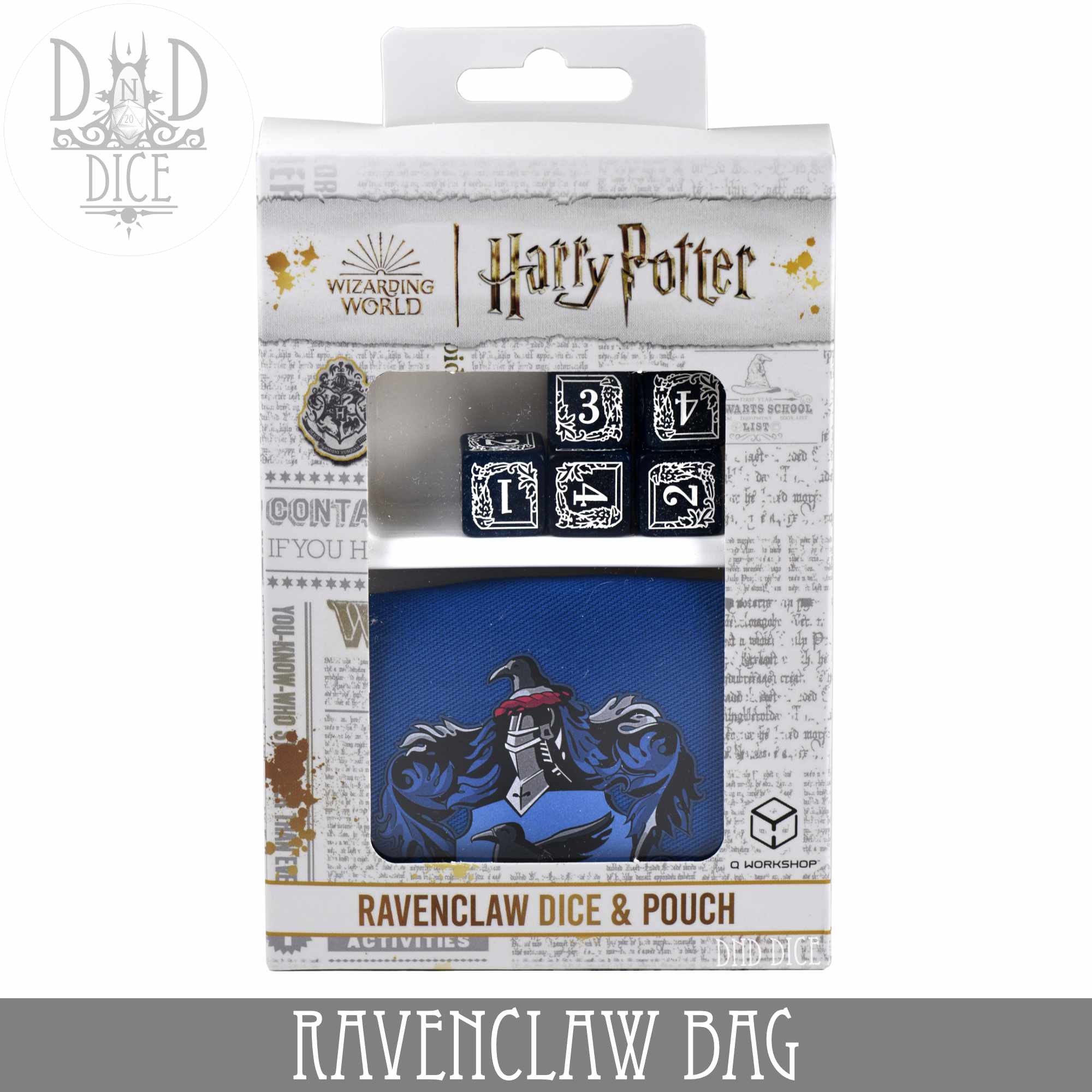 Harry Potter - Ravenclaw Dice Bag & 5D6 - Bards & Cards