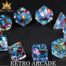 Retro Arcade 11 Dice Set - Bards & Cards