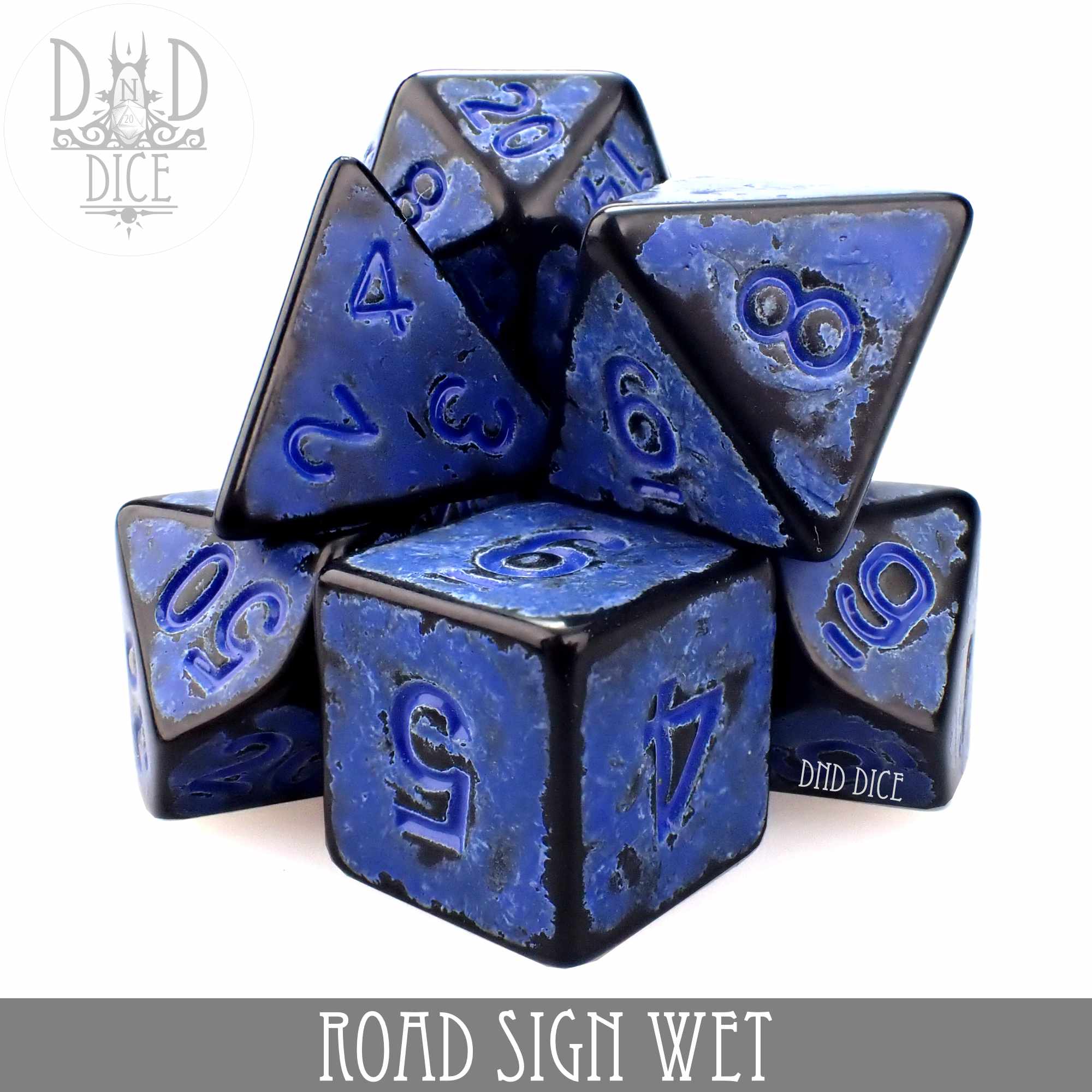 Road Sign Wet Dice Set - Bards & Cards