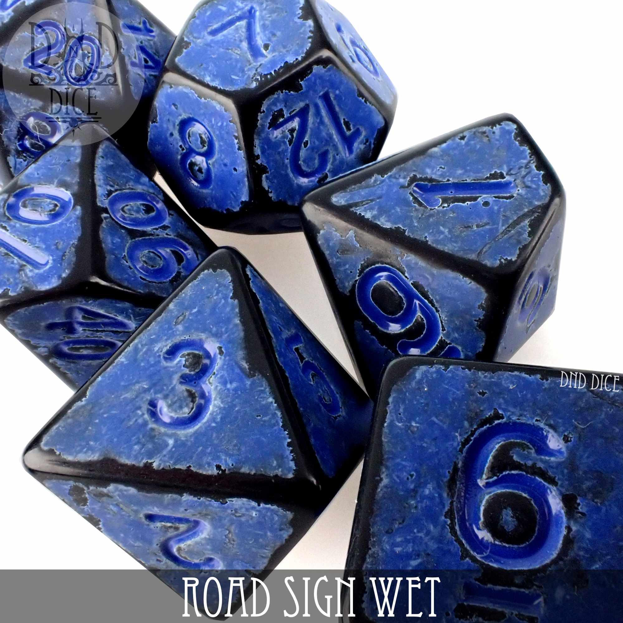 Road Sign Wet Dice Set - Bards & Cards