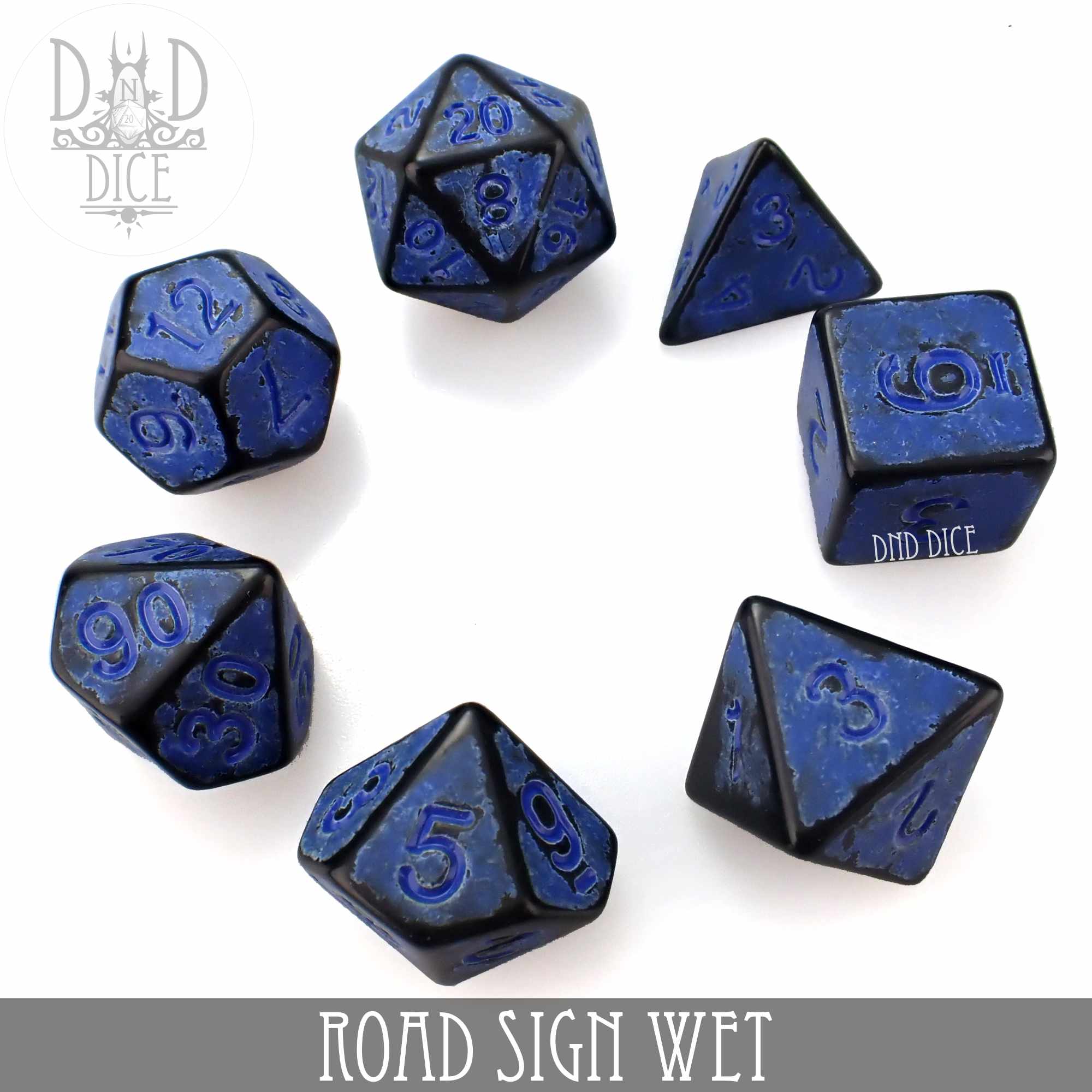 Road Sign Wet Dice Set - Bards & Cards