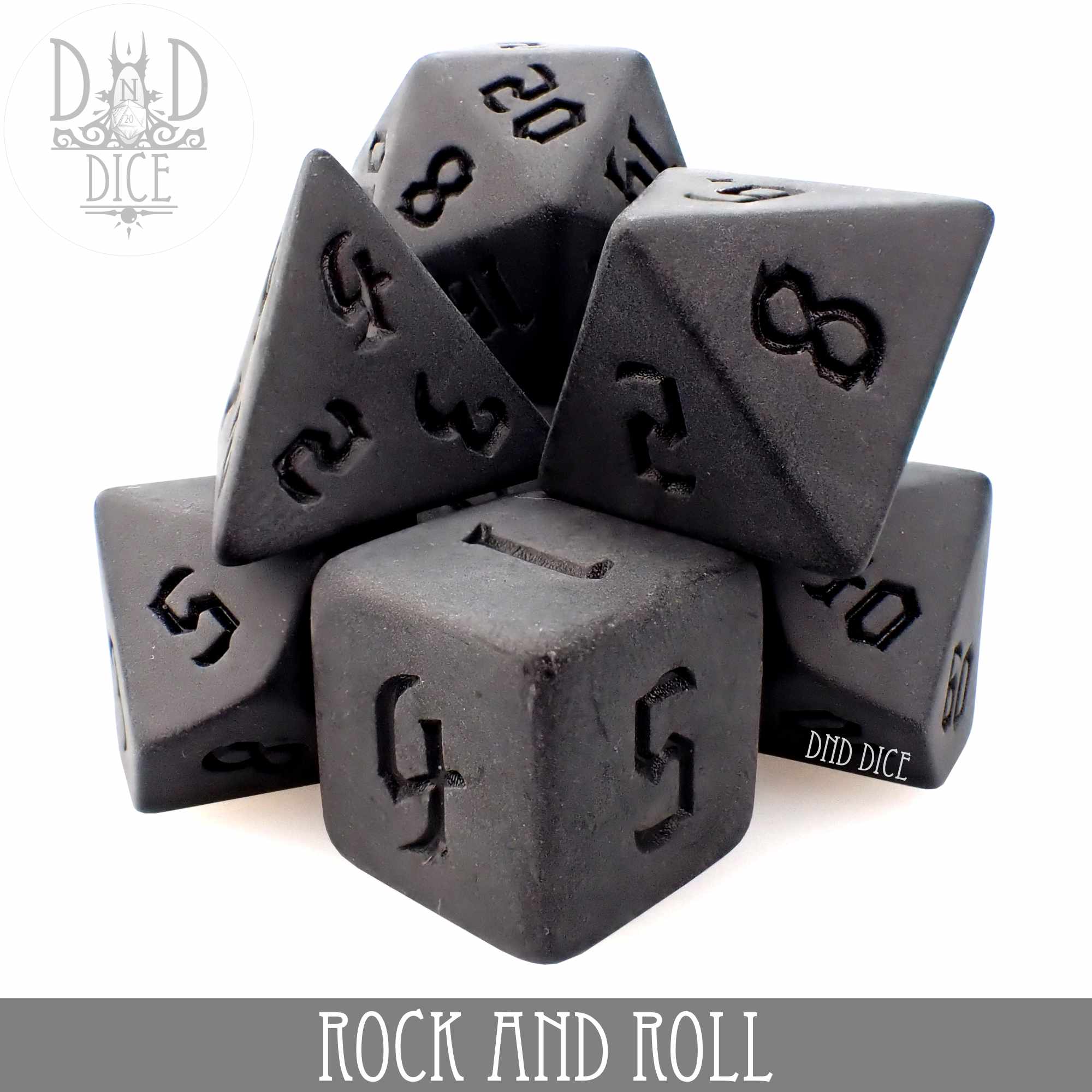 Rock and Roll Dice Set - Bards & Cards