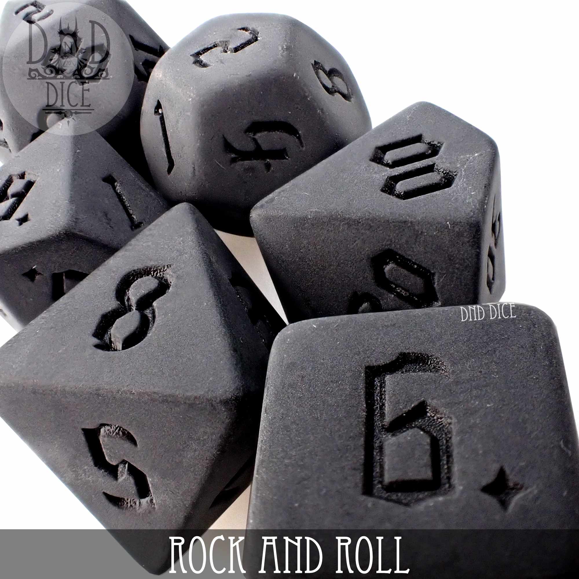 Rock and Roll Dice Set - Bards & Cards