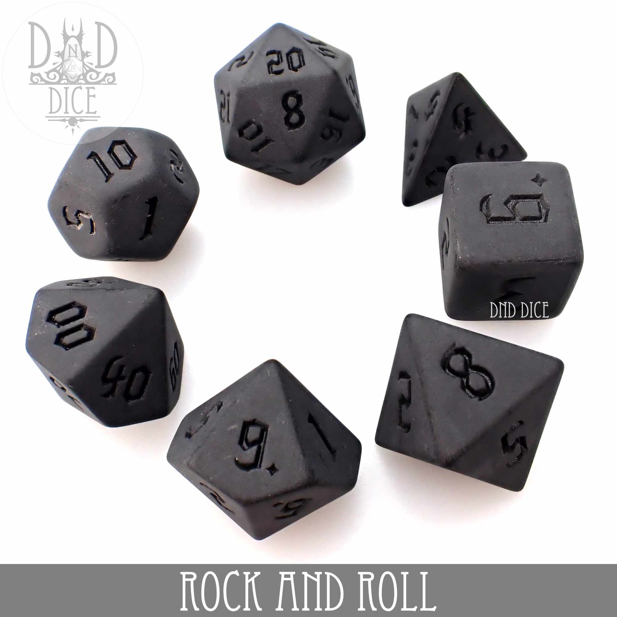 Rock and Roll Dice Set - Bards & Cards