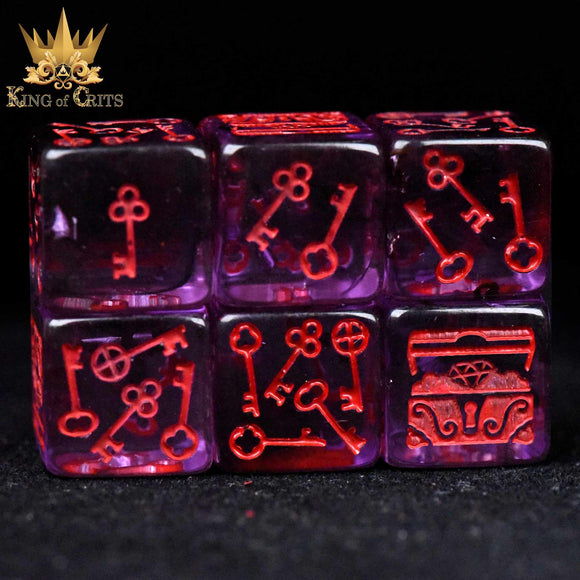 Rogue's Rendezvous 11 Dice Set - Bards & Cards