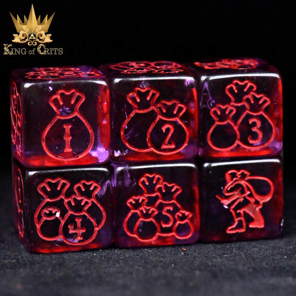 Rogue's Rendezvous 11 Dice Set - Bards & Cards