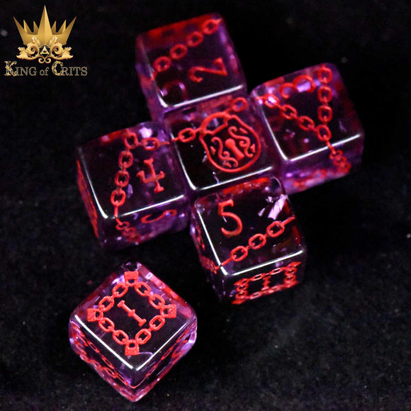 Rogue's Rendezvous 11 Dice Set - Bards & Cards