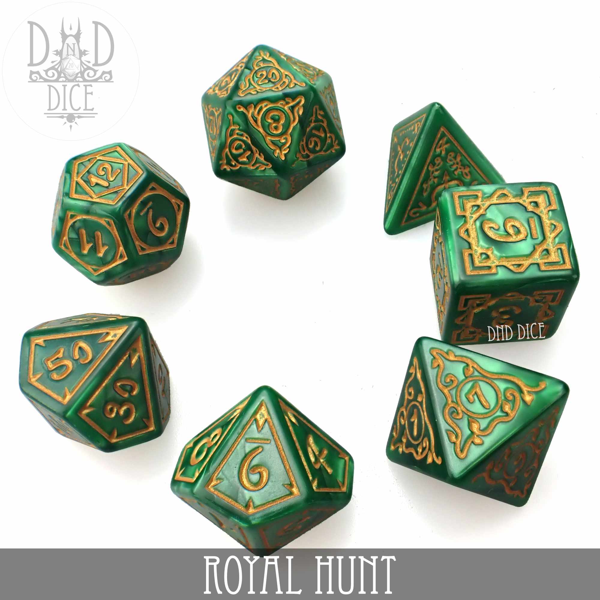 Royal Hunt Dice Set - Bards & Cards