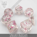 Sakura Blossom Dice Set - Bards & Cards