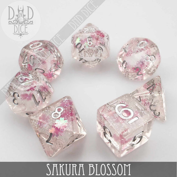 Sakura Blossom Dice Set - Bards & Cards