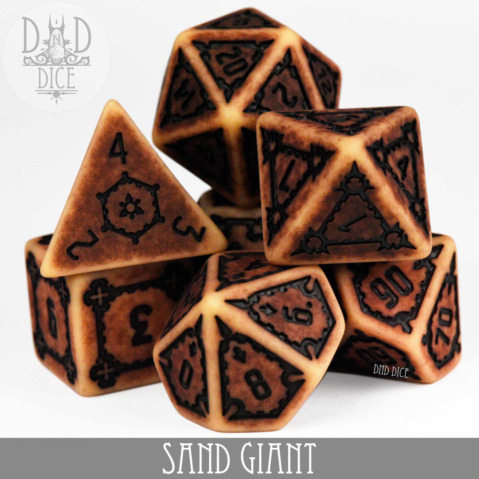 Sand Giant Dice Set (Oversize) - Bards & Cards