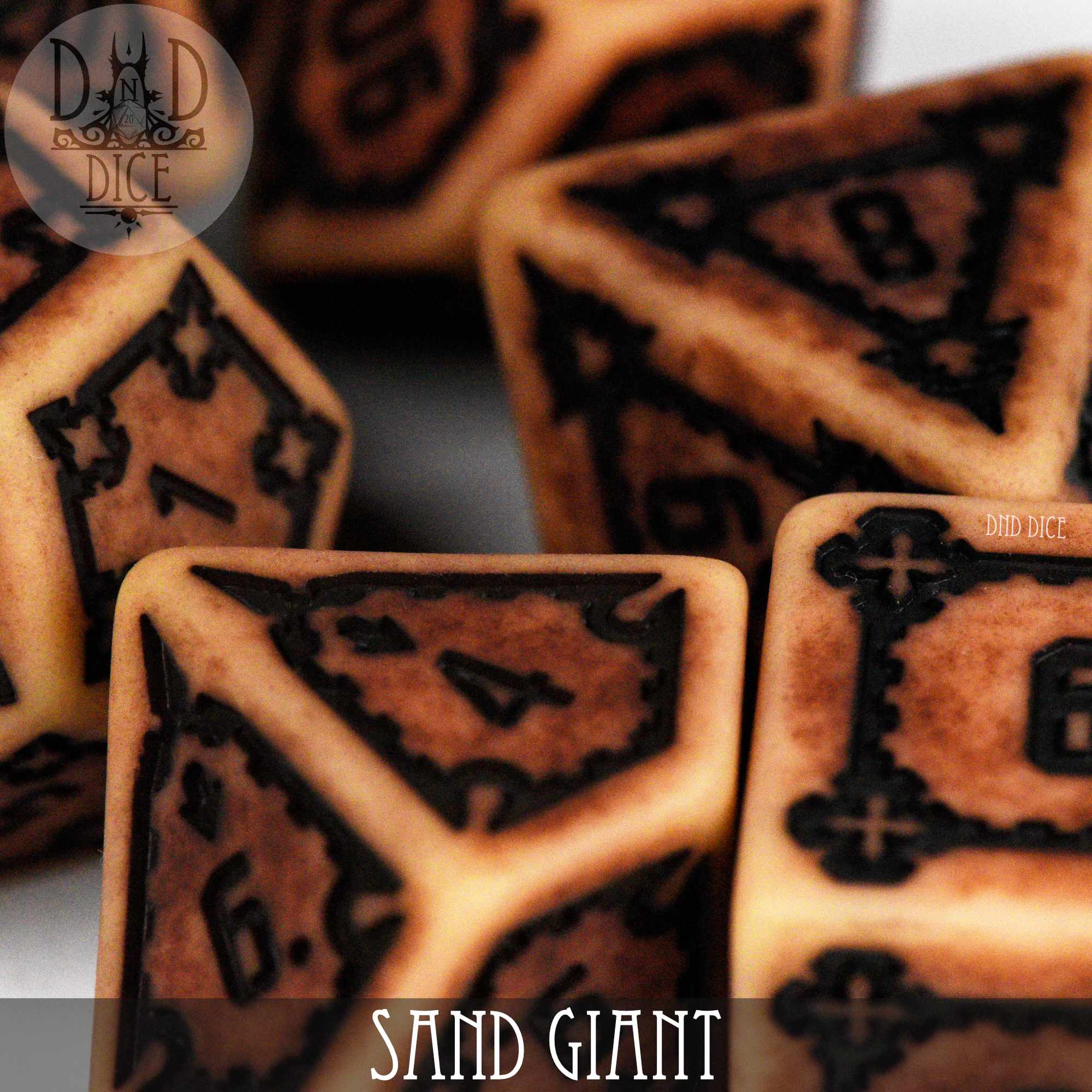 Sand Giant Dice Set (Oversize) - Bards & Cards