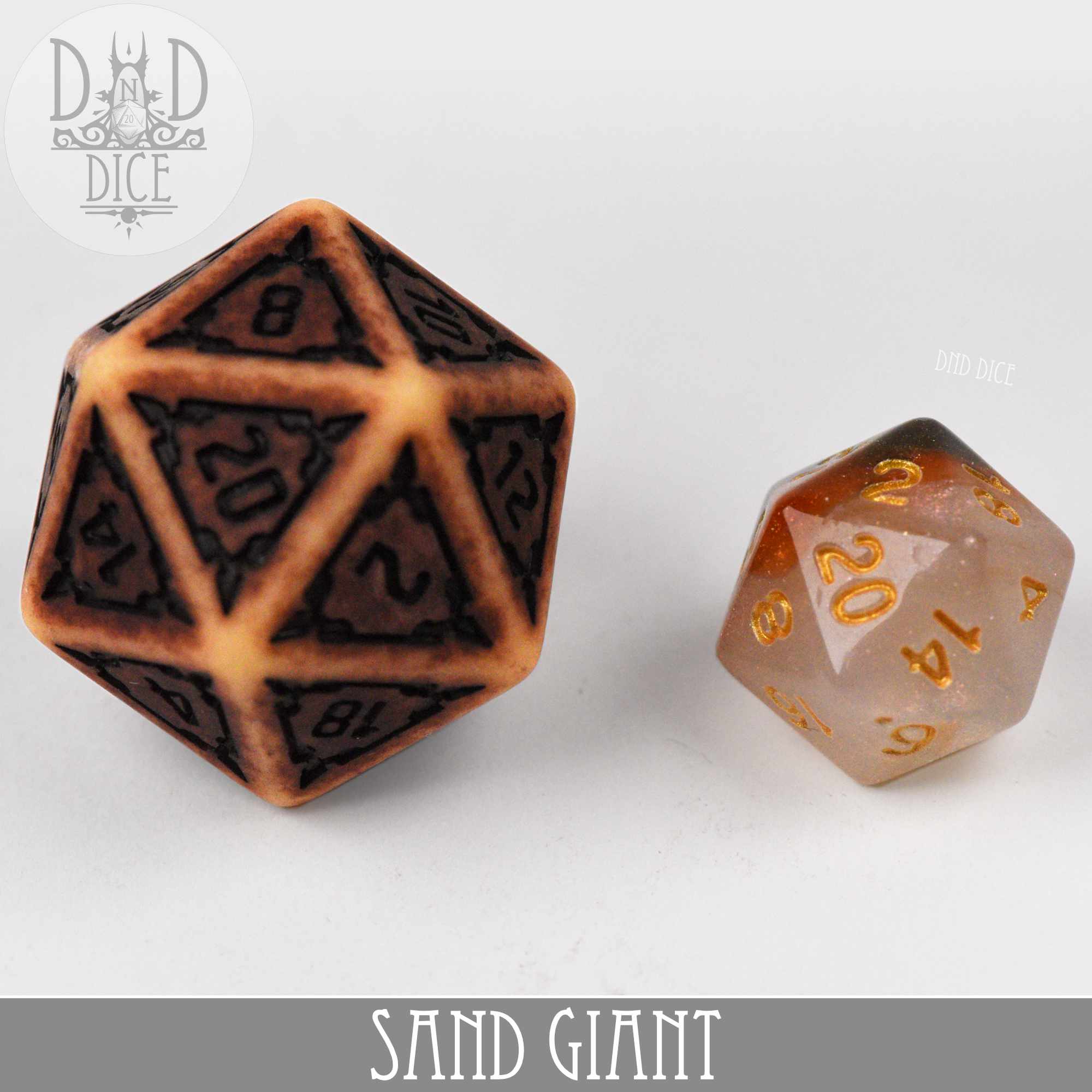 Sand Giant Dice Set (Oversize) - Bards & Cards