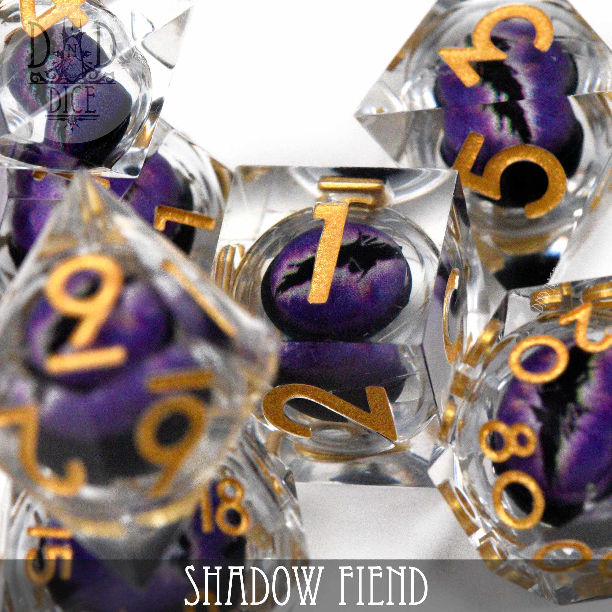 Shadow Fiend Liquid Core Dice Set - Bards & Cards