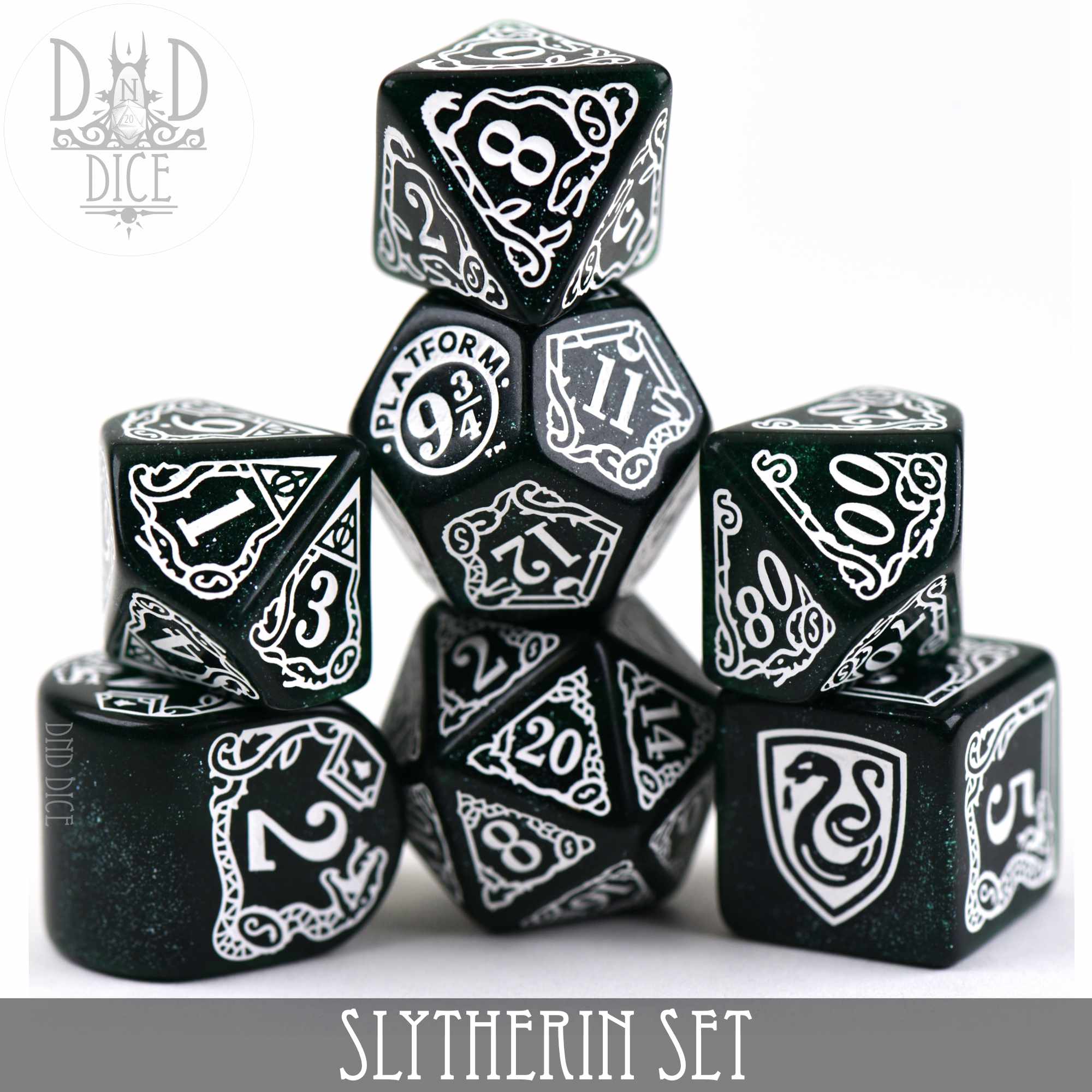 Harry Potter - Slytherin Dice Set - Bards & Cards