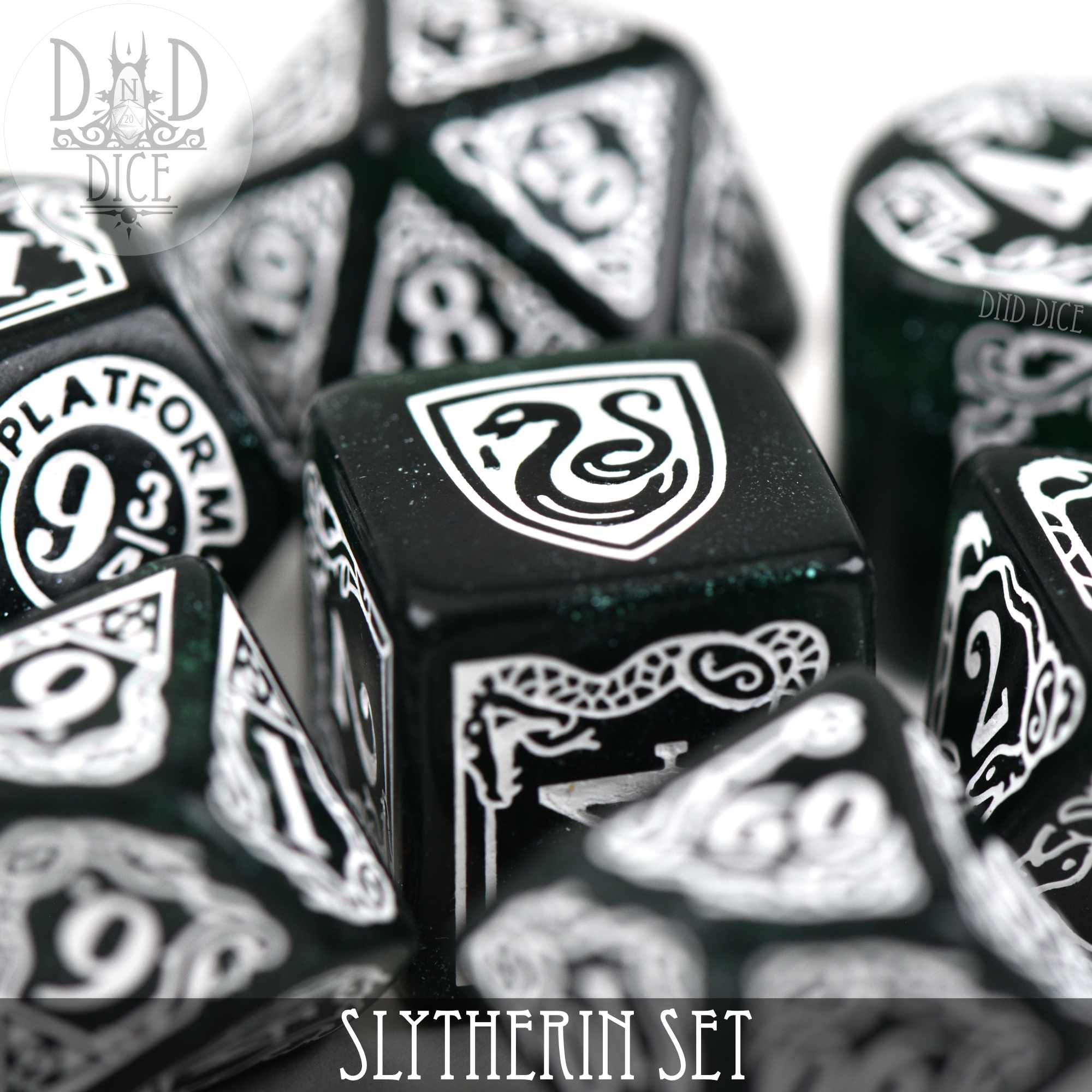 Harry Potter - Slytherin Dice Set - Bards & Cards