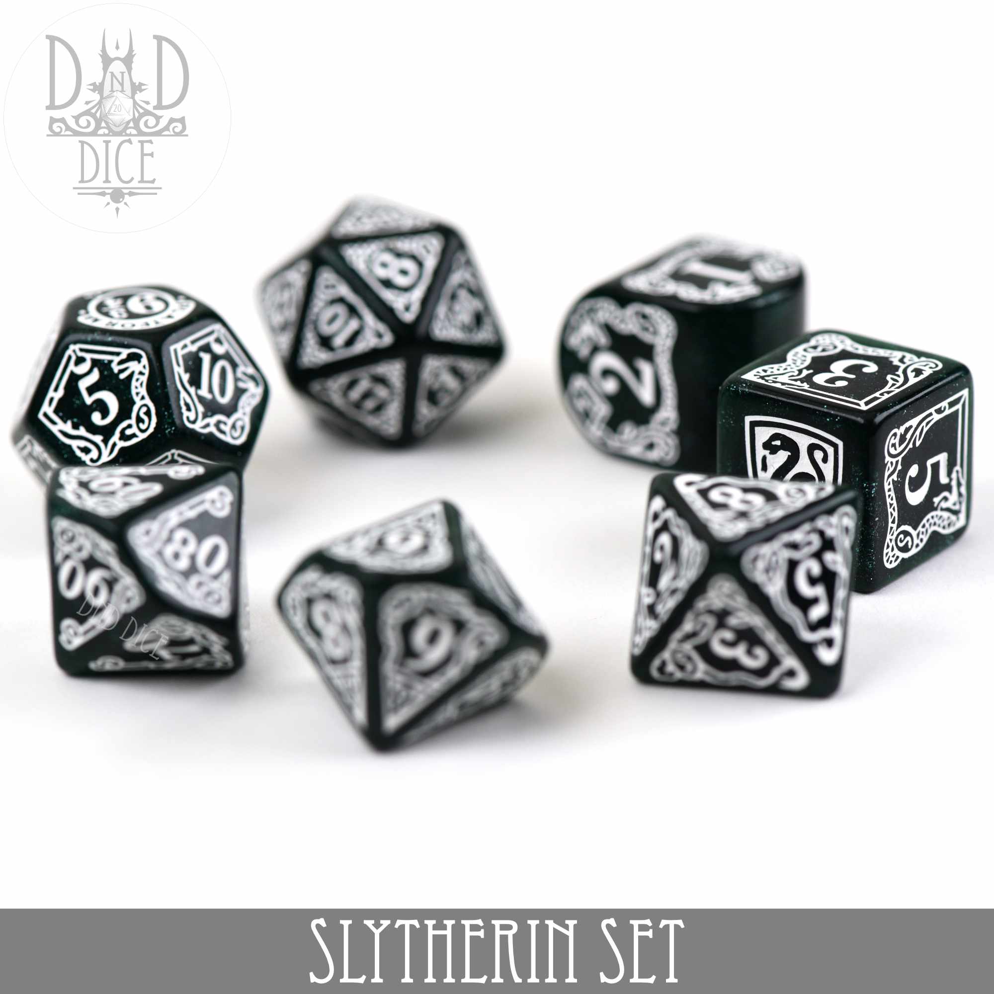 Harry Potter - Slytherin Dice Set - Bards & Cards