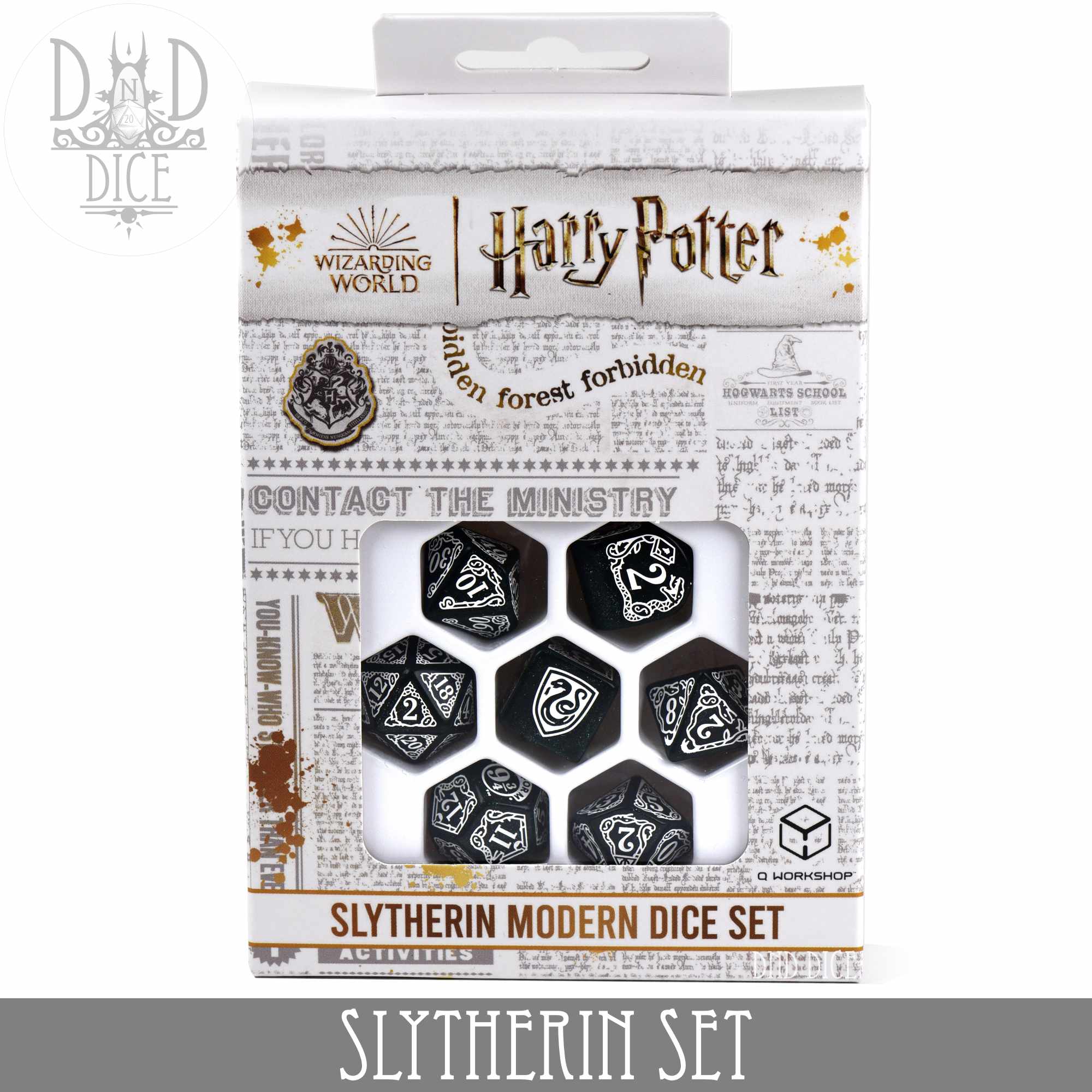 Harry Potter - Slytherin Dice Set - Bards & Cards