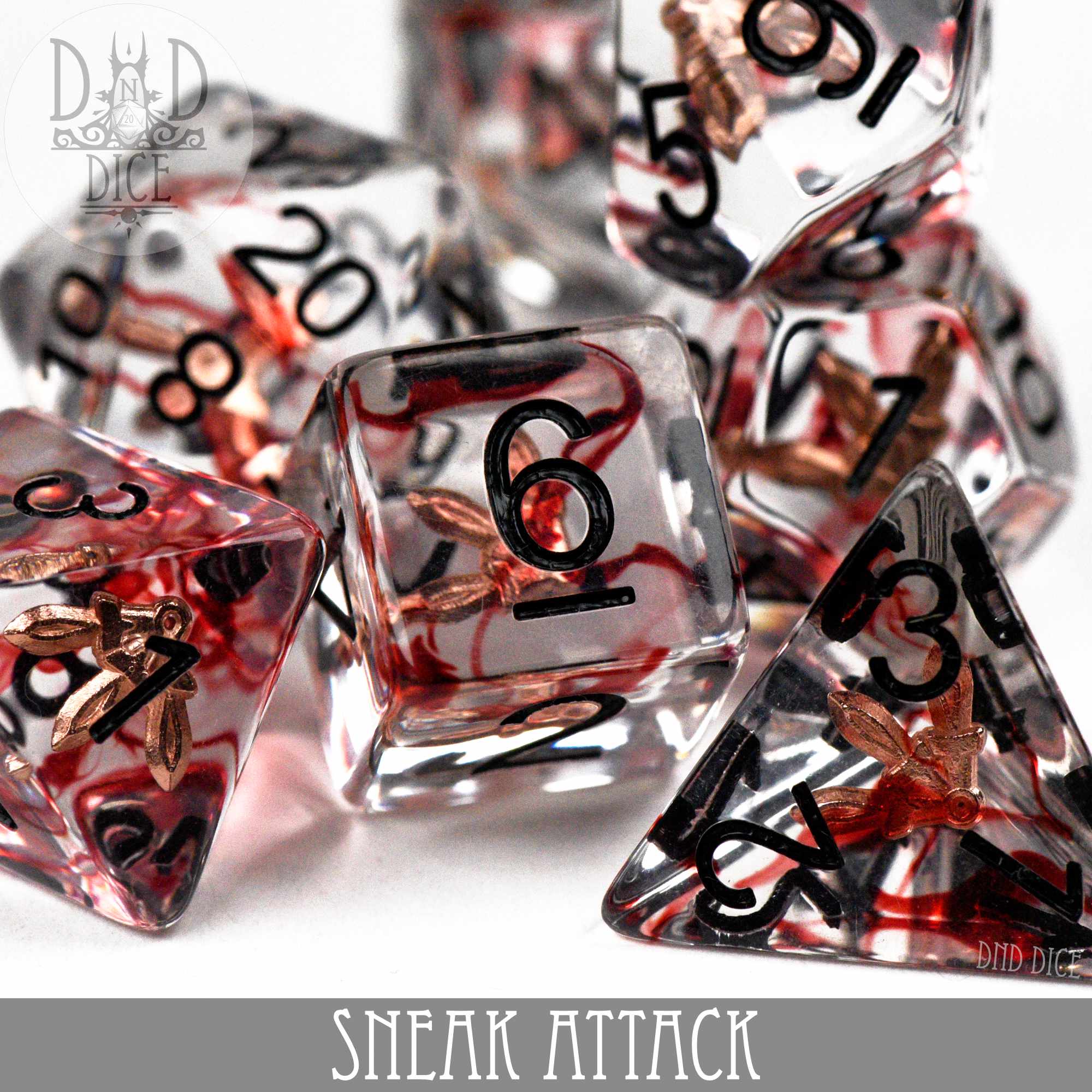 Sneak Attack Dice Set - Bards & Cards