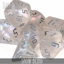 Snow Blind Dice Set - Bards & Cards