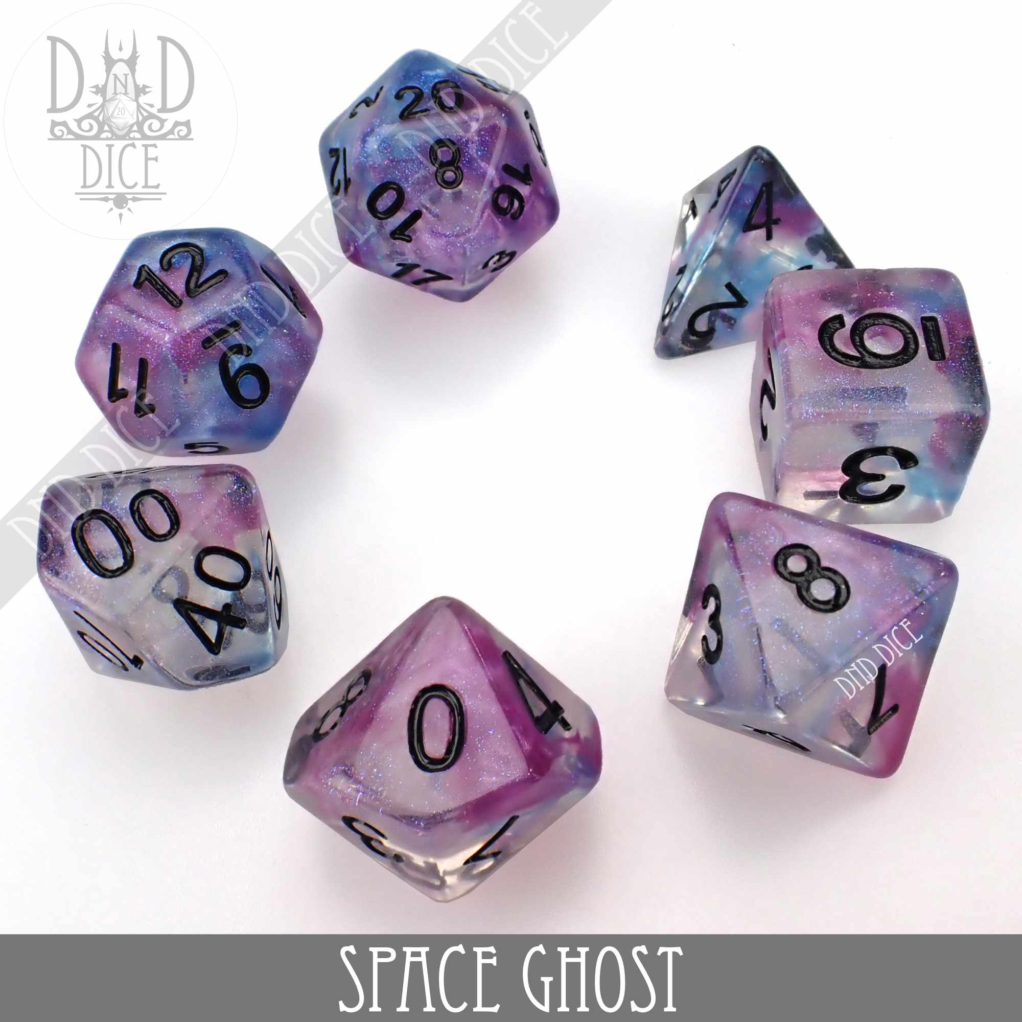 Space Ghost Dice Set - Bards & Cards