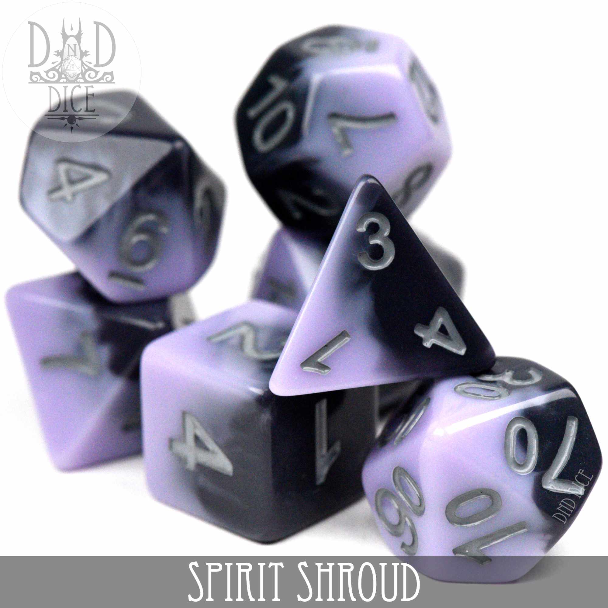 Spirit Shroud Dice Set - Bards & Cards