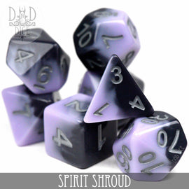 Spirit Shroud Dice Set - Bards & Cards