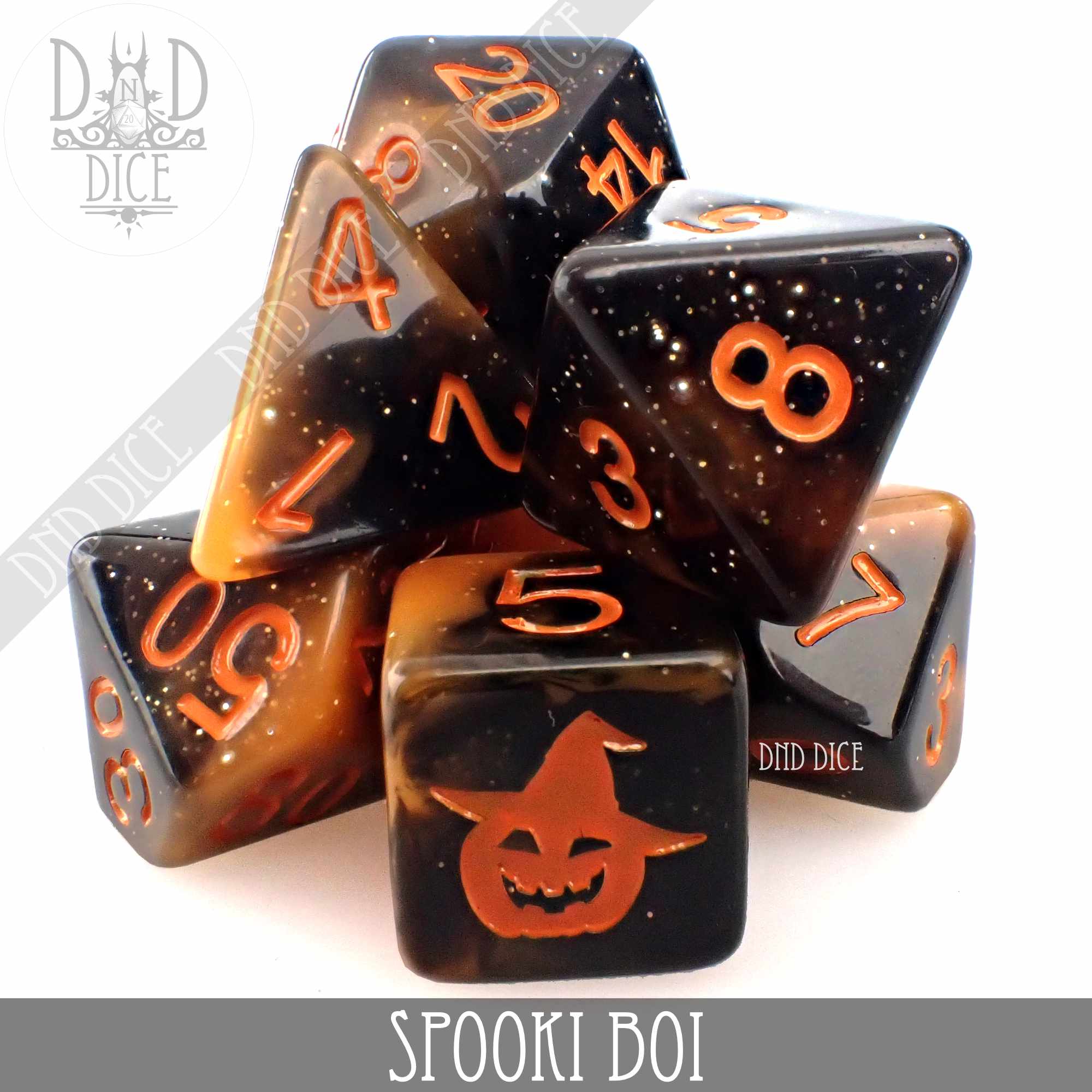 Spooki Boi Dice Set - Bards & Cards