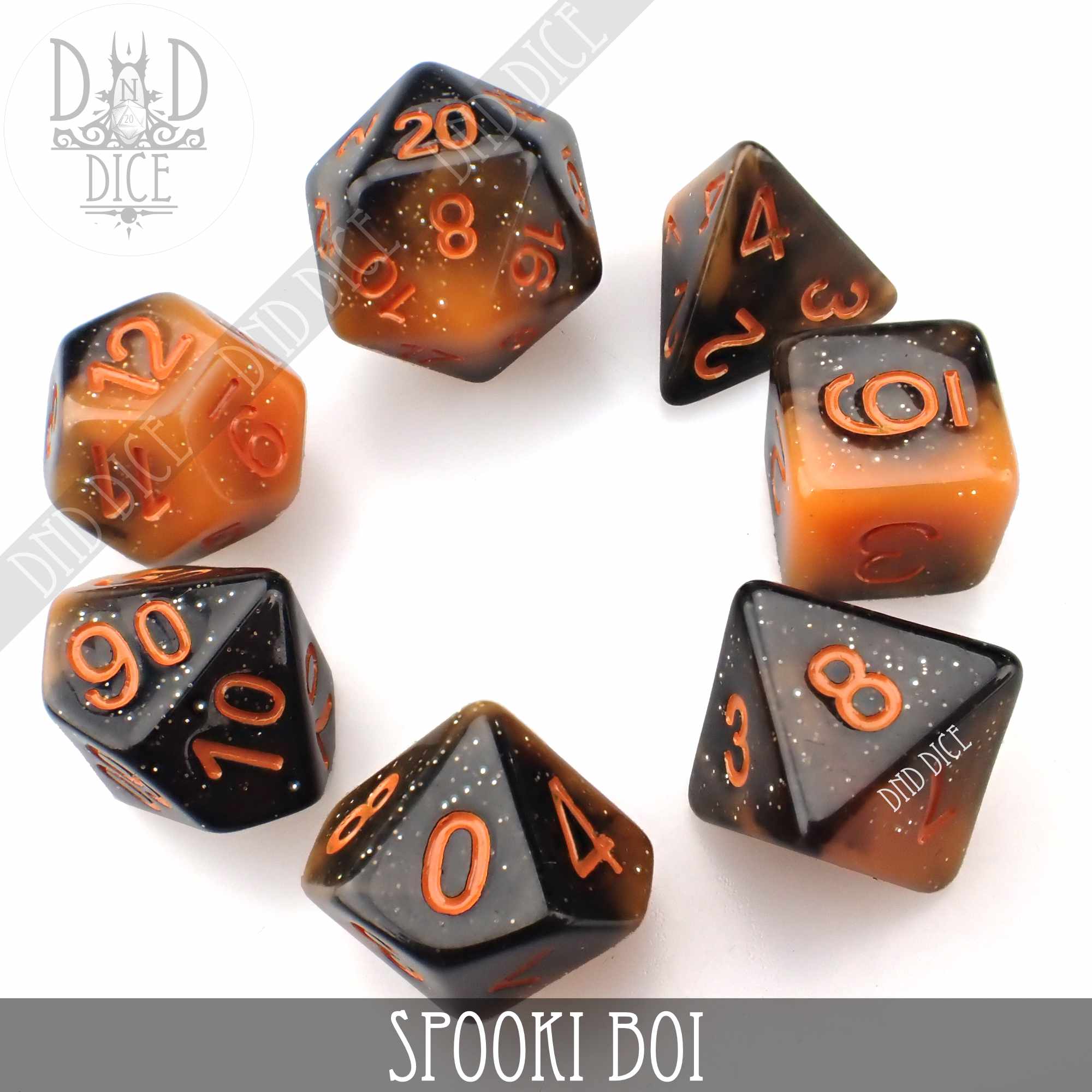 Spooki Boi Dice Set - Bards & Cards