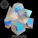 Stained Glass Frosted Dice Set (Gift Box) - Bards & Cards