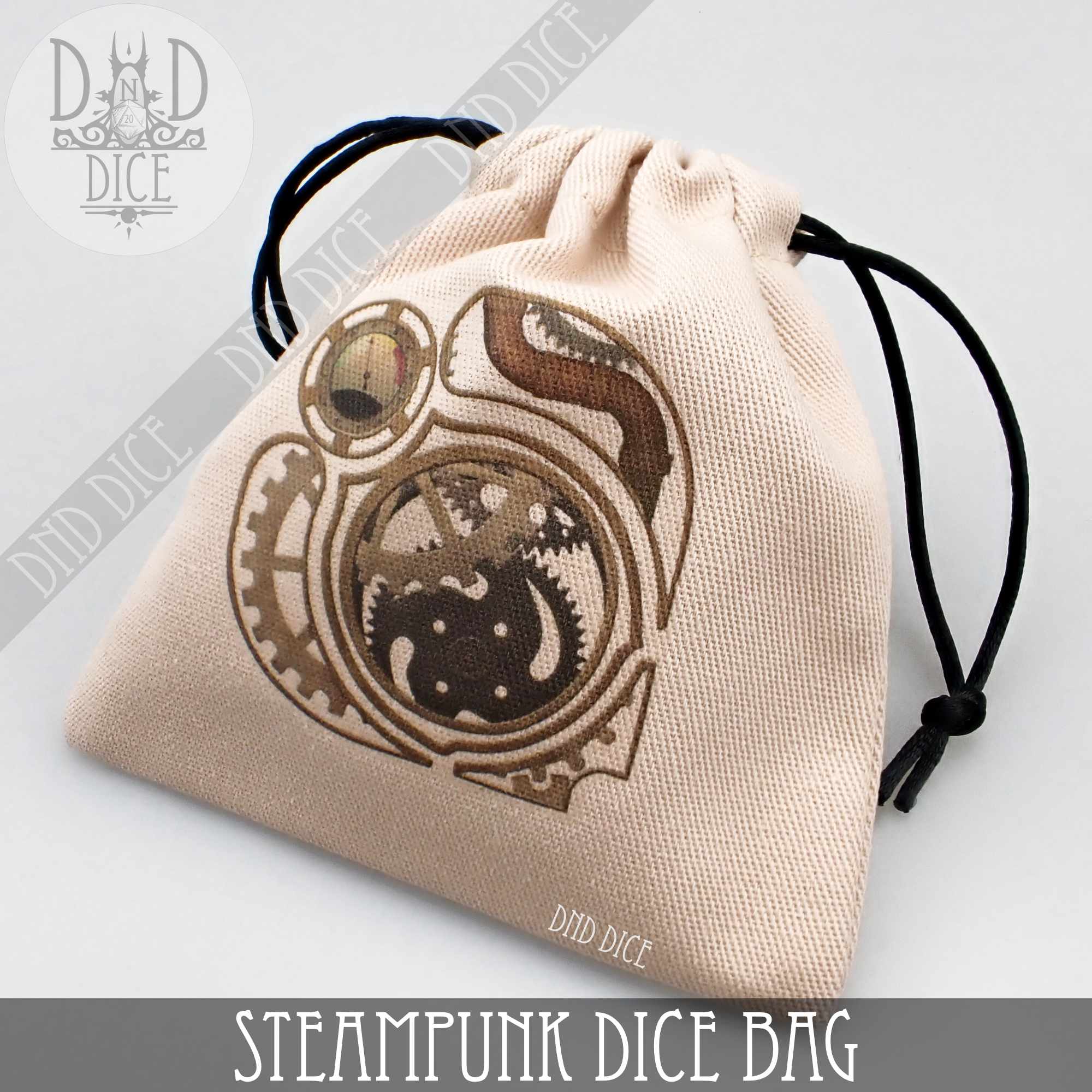 Steampunk Dice Bag - Bards & Cards