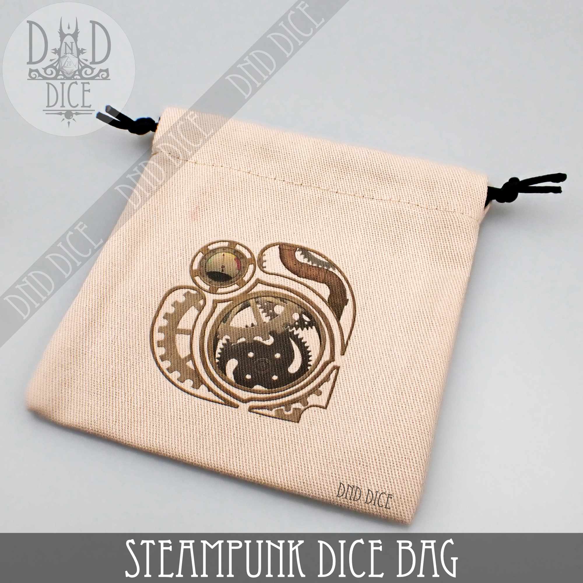 Steampunk Dice Bag - Bards & Cards