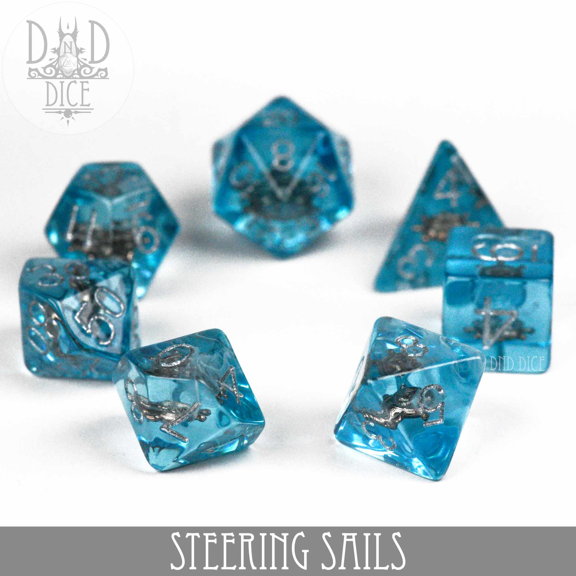 Steering Sails Dice Set - Bards & Cards