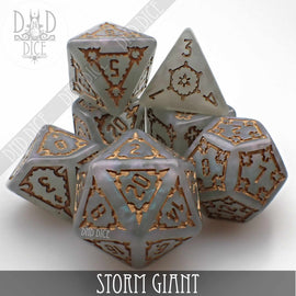 Storm Giant Dice Set (Oversize) - Bards & Cards