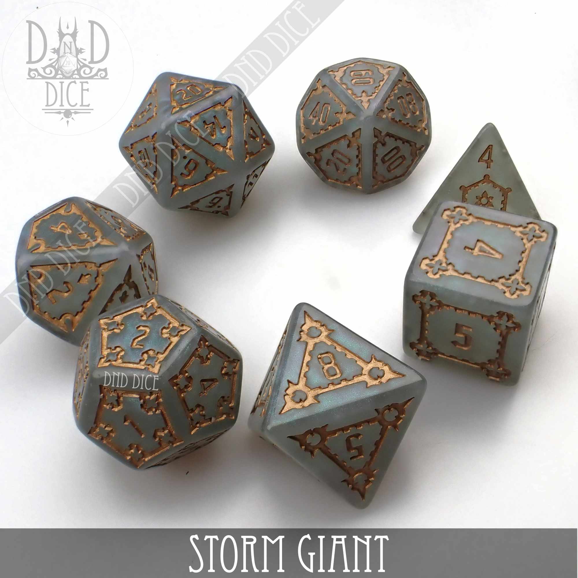 Storm Giant Dice Set (Oversize) - Bards & Cards