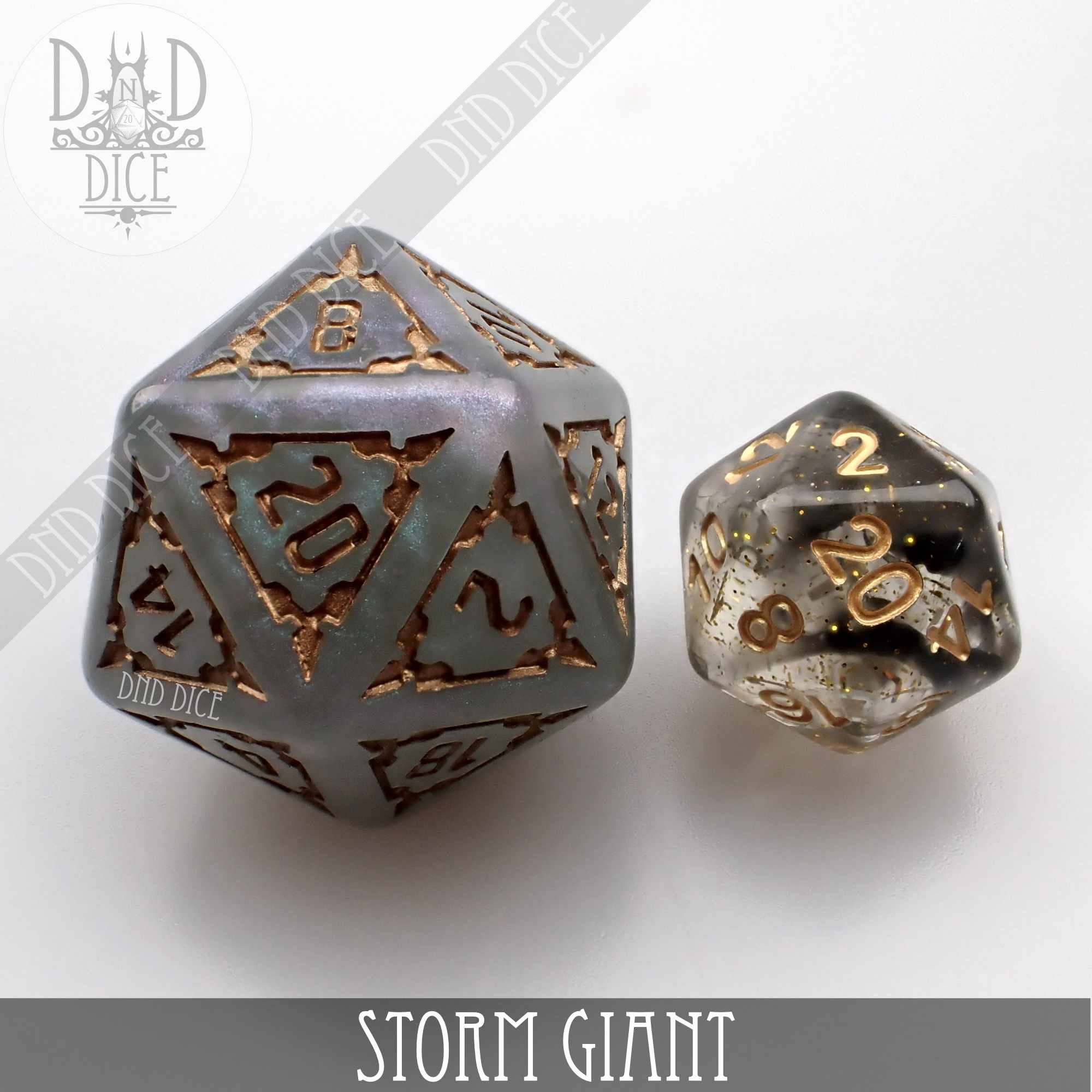 Storm Giant Dice Set (Oversize) - Bards & Cards