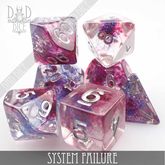 System Failure Dice Set - Bards & Cards
