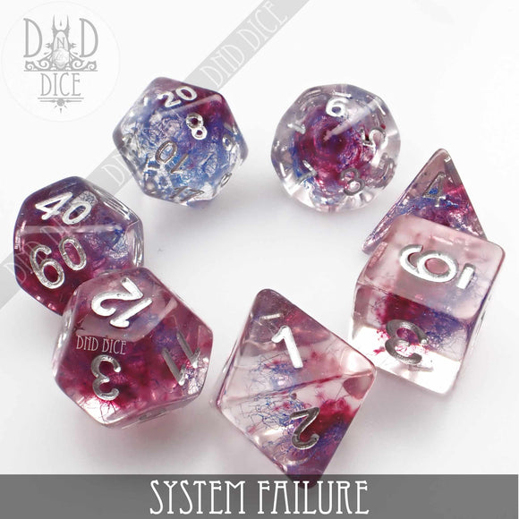 System Failure Dice Set - Bards & Cards