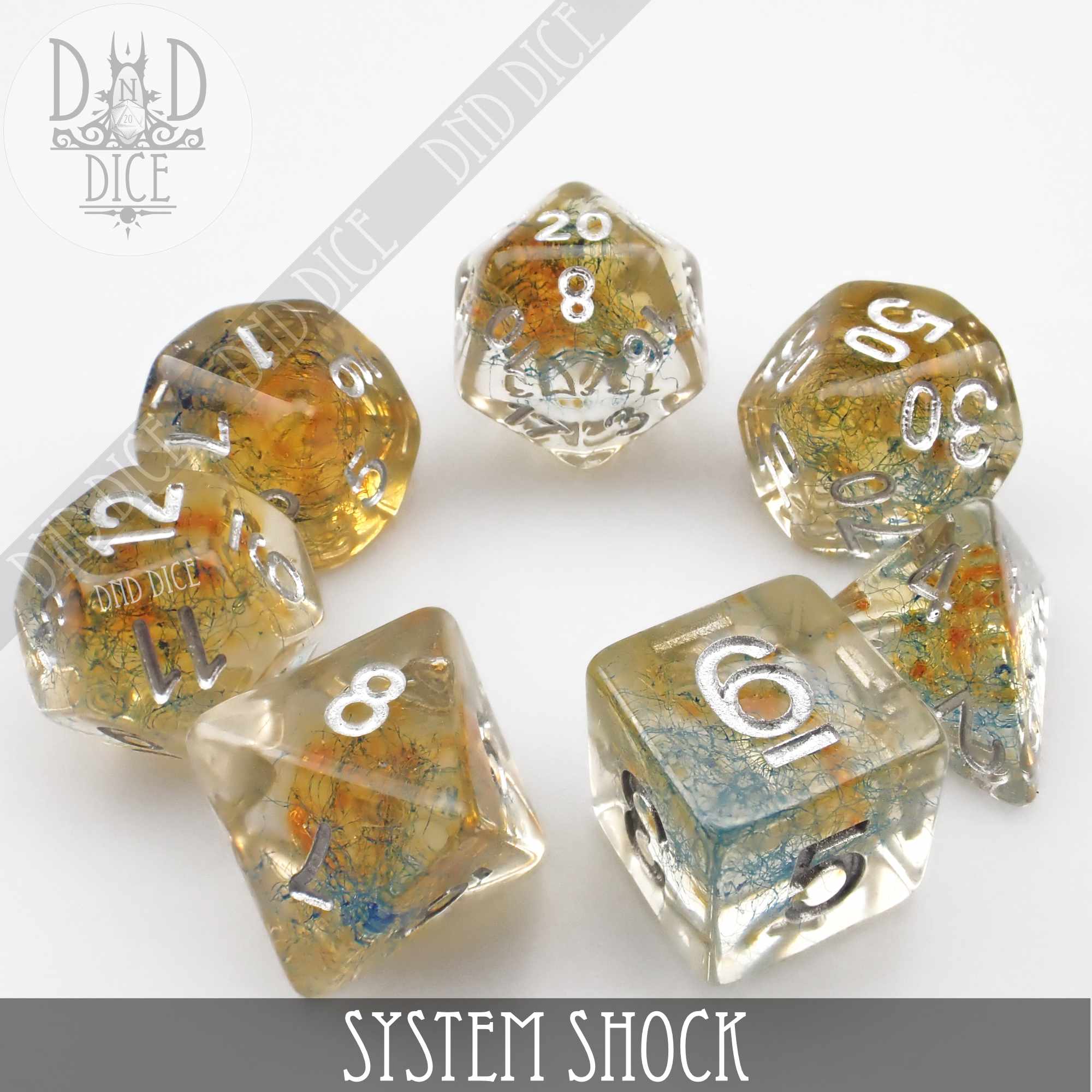 System Shock Dice Set - Bards & Cards